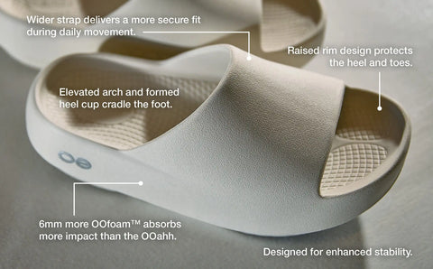 Men's OOahh PLUS Slide Sandal - Chalk