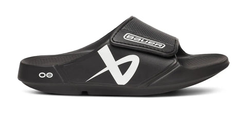 BAUER/OOFOS Women's OOahh Sport Flex Sandal – Black