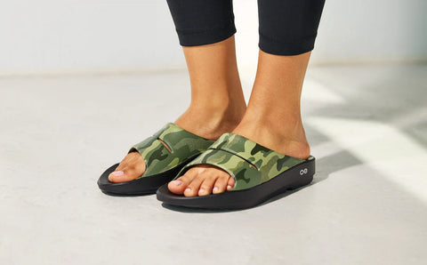 Women's OOahh Sport Slide Sandal - Green Camo